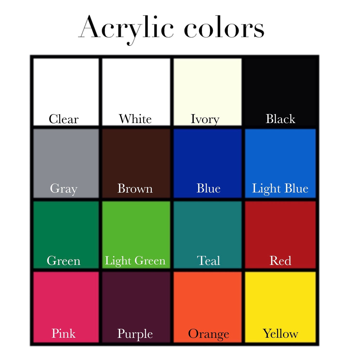Acrylic Panel