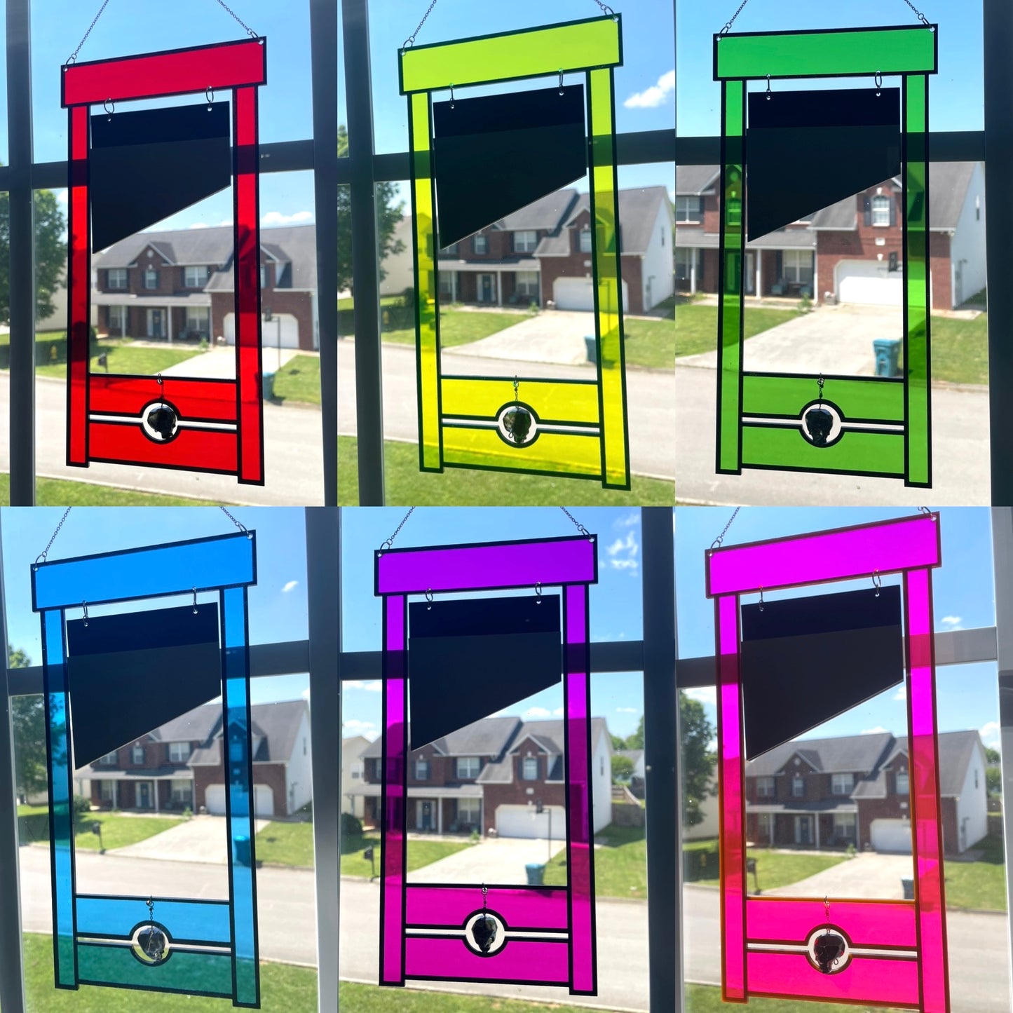 Acrylic Guillotine Sun Catcher