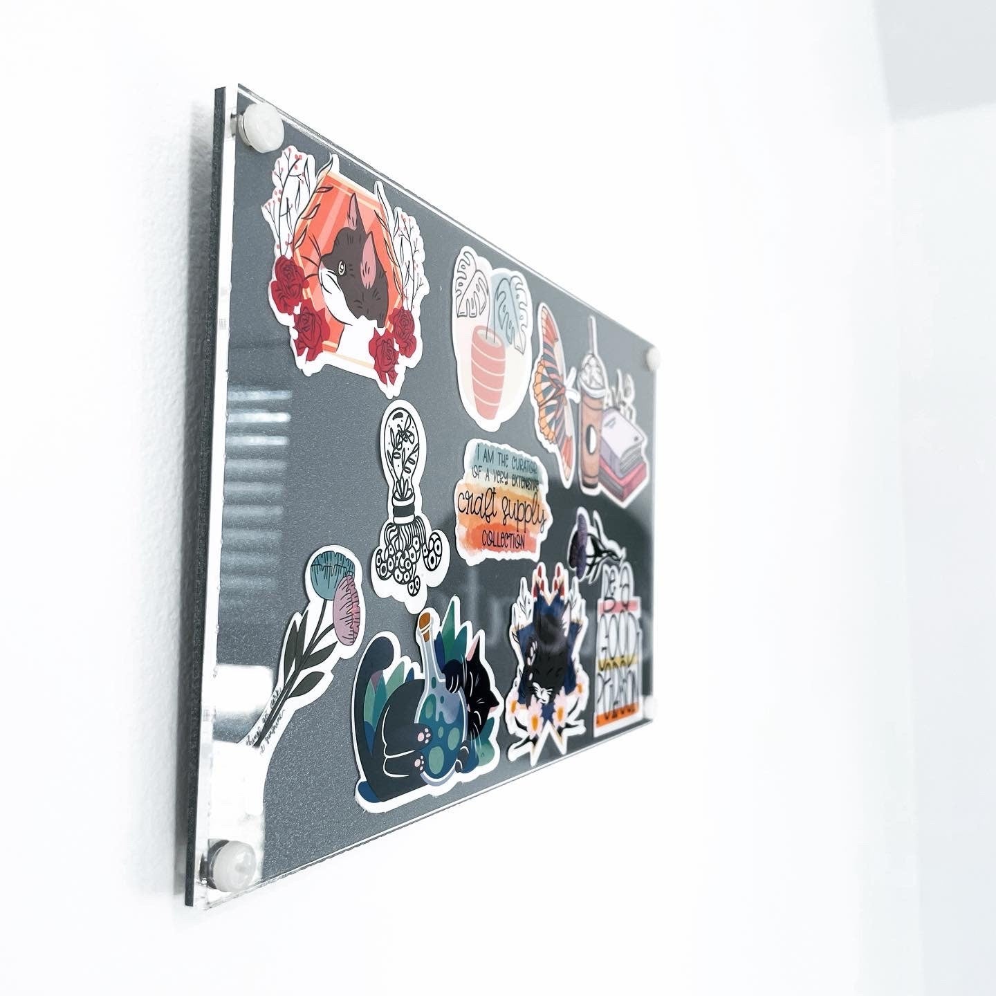 Floating Sticker Display