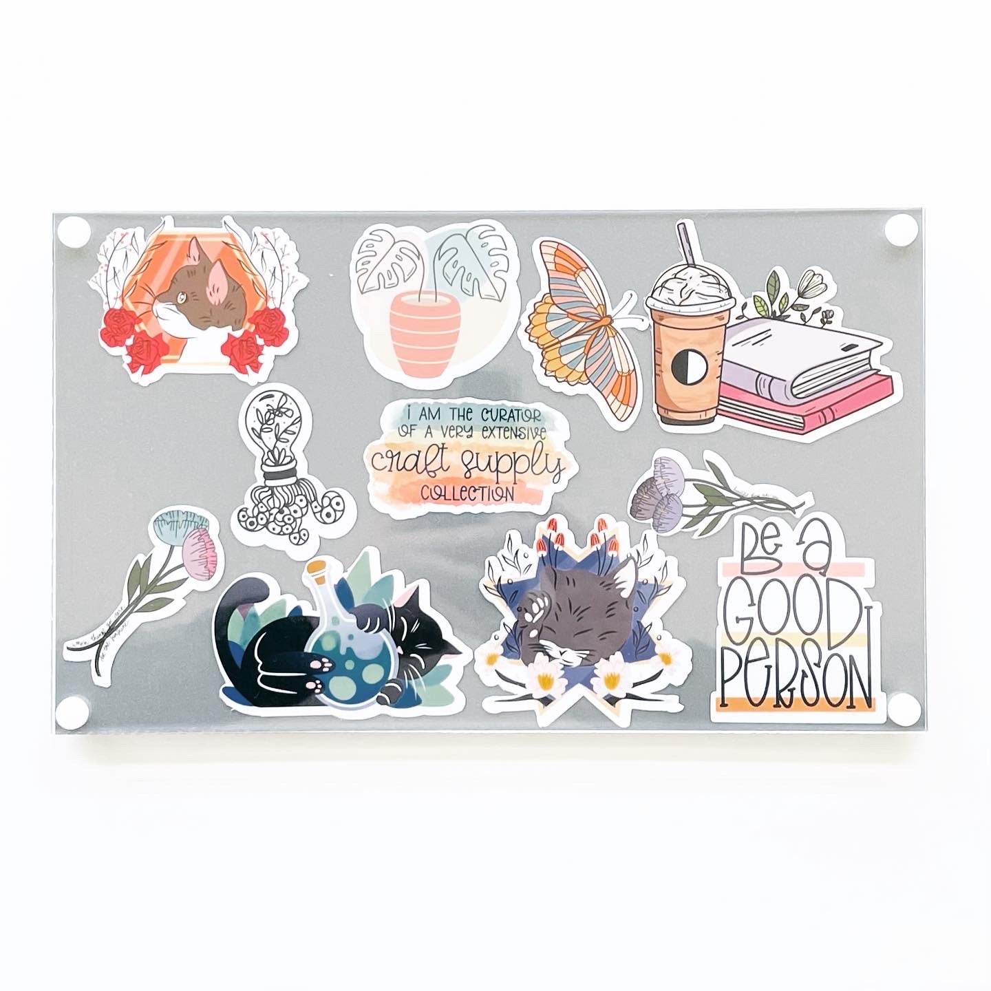 Floating Sticker Display