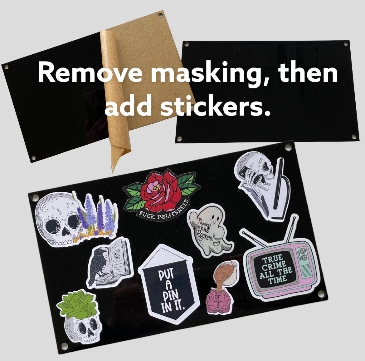 XL Acrylic sticker display