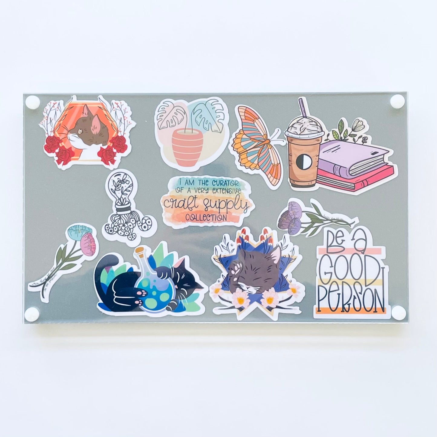 Floating Sticker Display